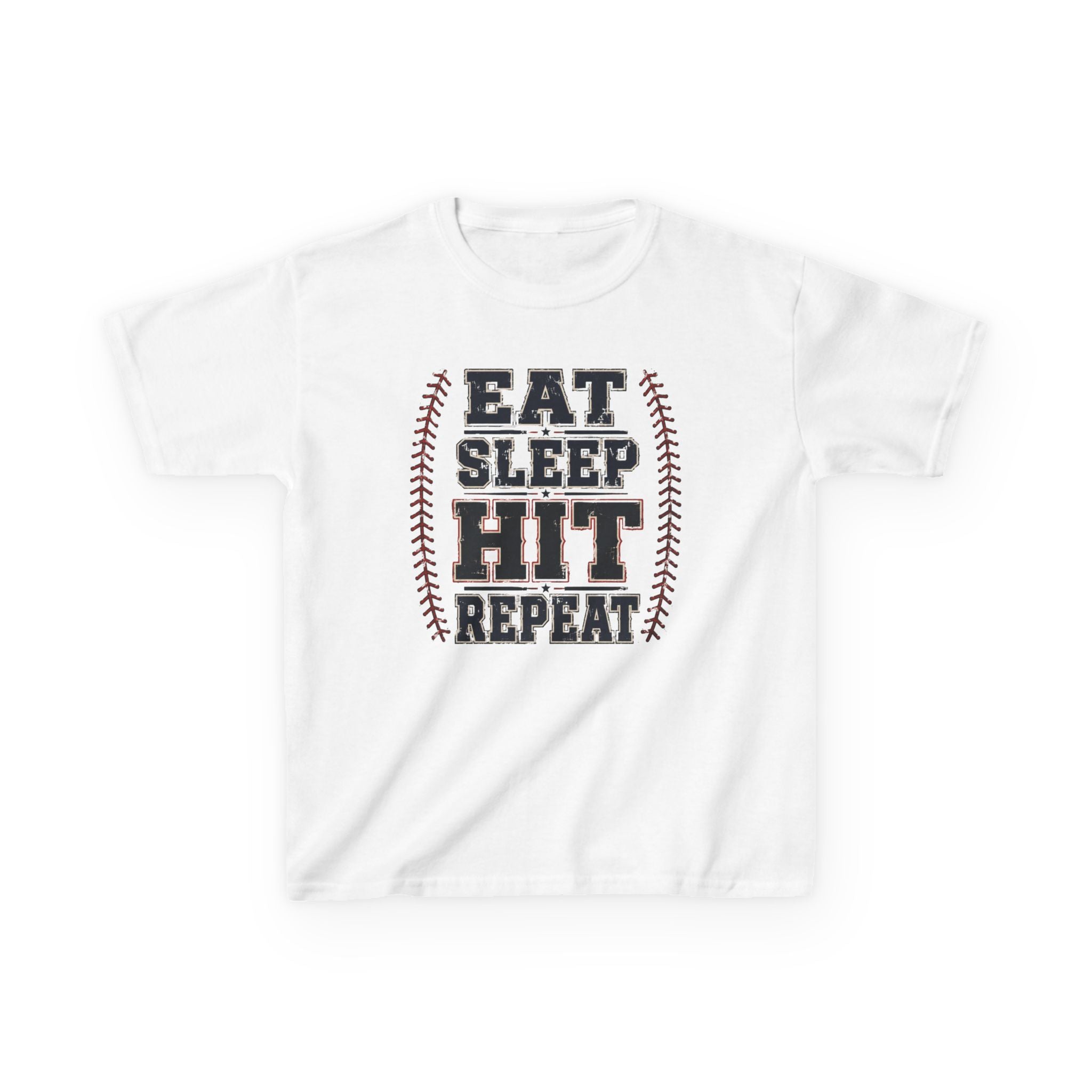 Eat Sleep Hit Repeat - Baseball tee