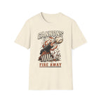 Cannons - Baseball T‑Shirt — 'Fire Away'