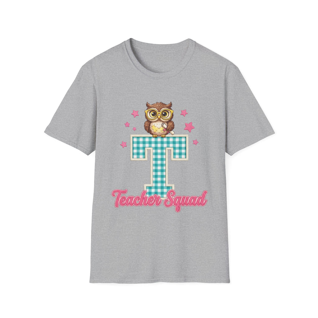 Teacher Squad T-Shirt Owl & Diploma