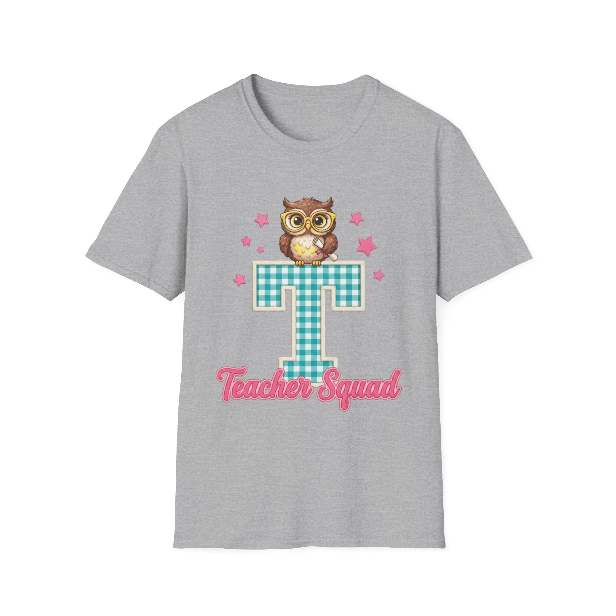 Teacher Squad T-Shirt Owl & Diploma
