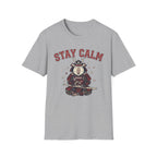 Stay Calm Capybara Samurai T + Adult Size