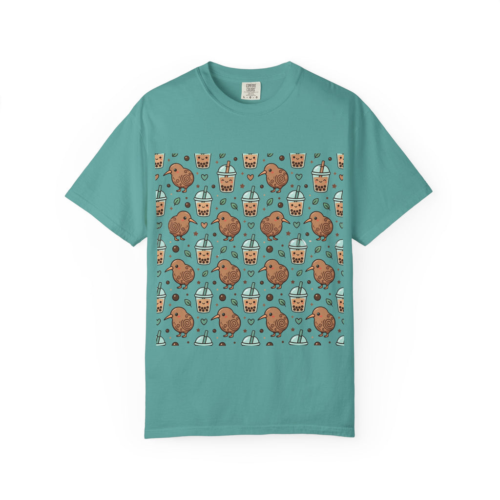 Kiwi & Boba Love + All-Over Print Tee