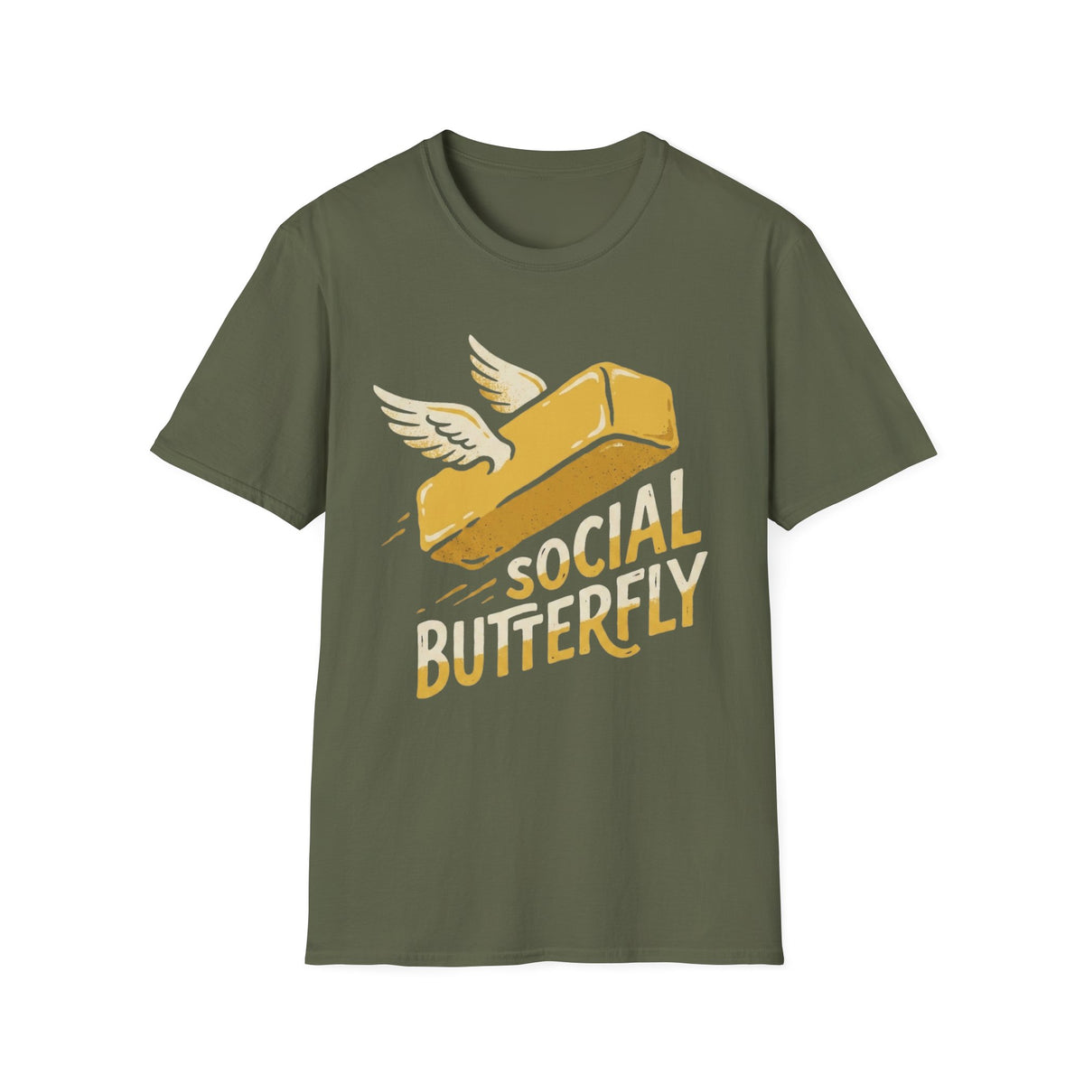Social Butterfly T +Adult Size