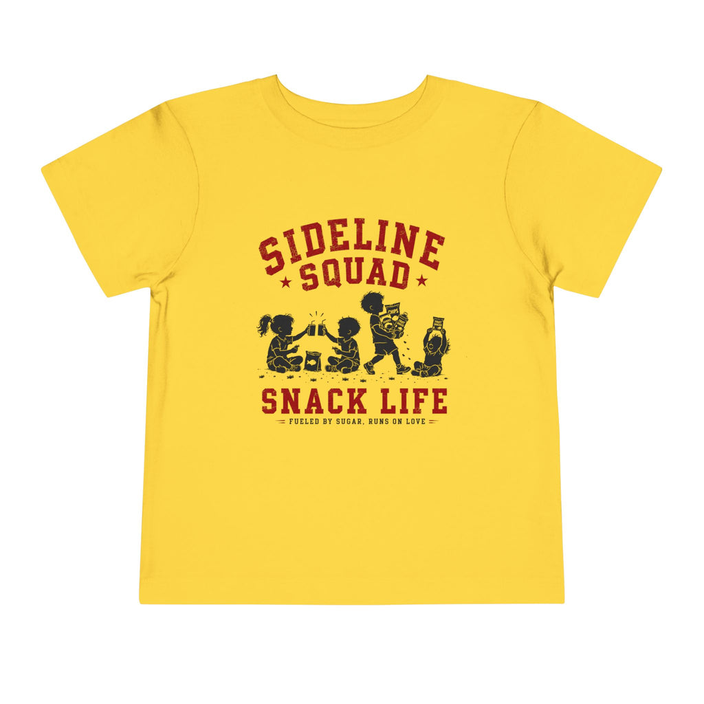"Sideline Squad Snack Life" Toddler Sideline Shirt