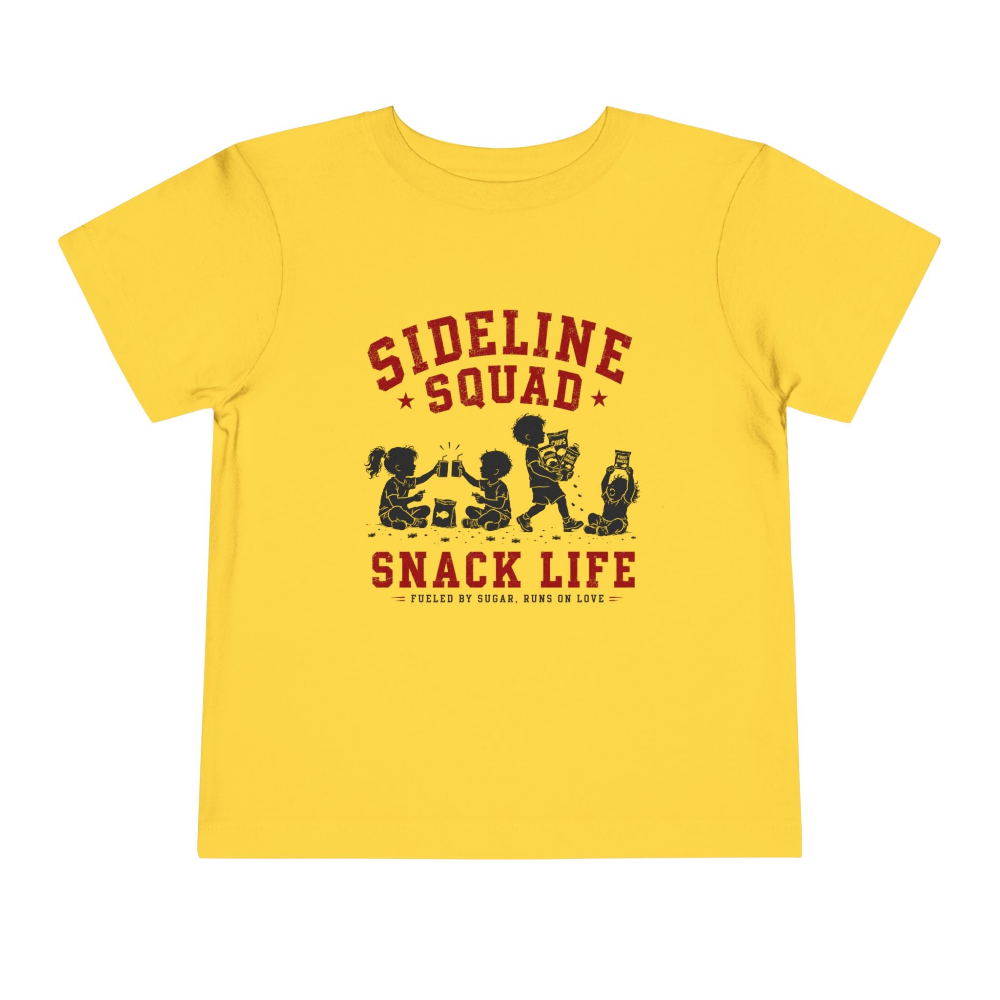 "Sideline Squad Snack Life" Toddler Sideline Shirt