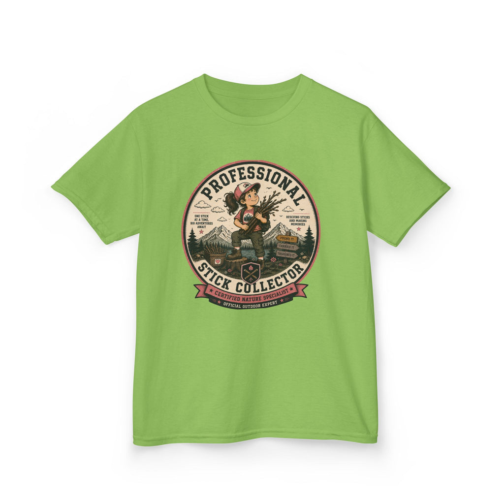 'Professional Stick Collector' Girls Camping Graphic