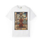 Ukiyo-e Cello Art T-Shirt - Japanese Woodblock Style