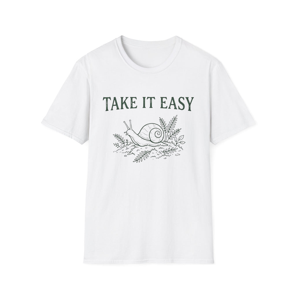 Take It Easy Snail T + Adult Size