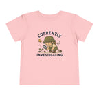 "Currently Investigating" Little Girl Explorer Shirt