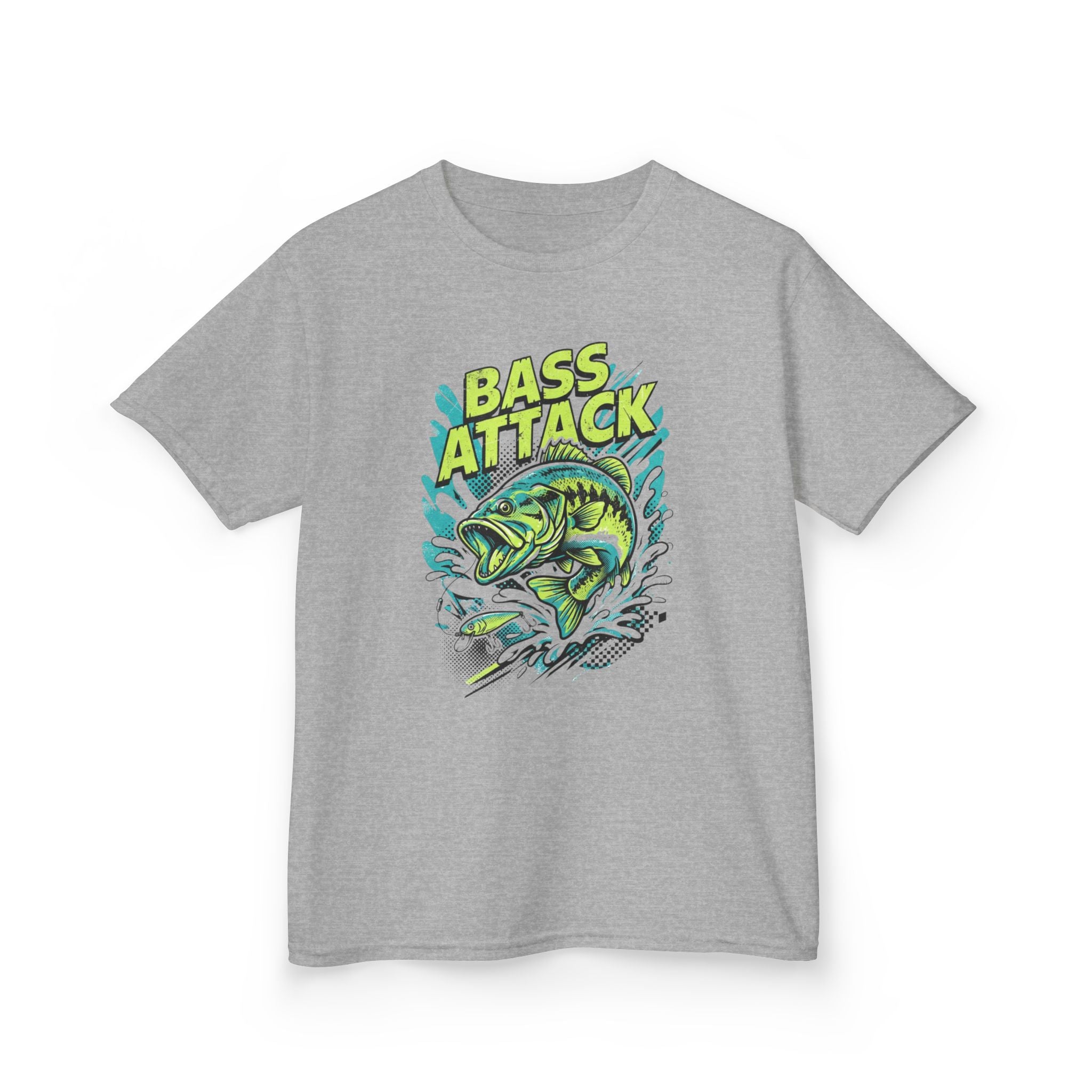'Bass Attack' Kids Fishing T