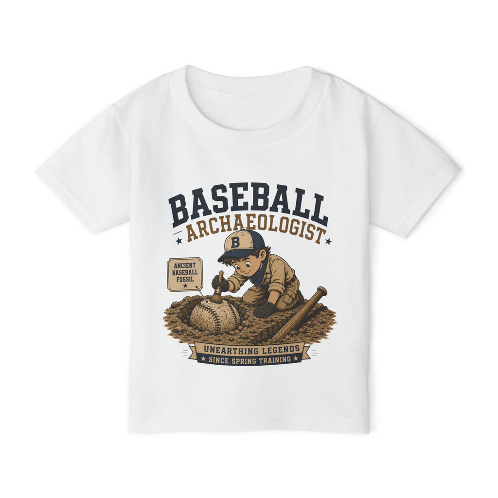 Toddler Baseball Archaeologist - Future Legend & Dirt Digger Tee
