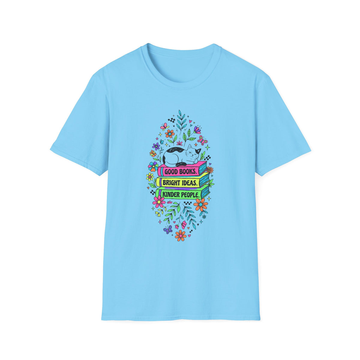 "Good Books, Bright Ideas, Good People" +Adult Size